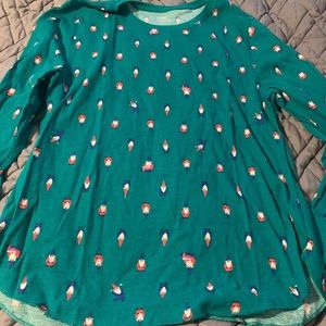 Christmas thermal Pajama top XXL